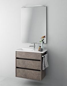 Duetto comp.17, Space-saving bathroom cabinet with drawers