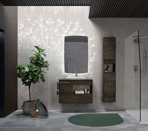 Lume comp.03, Modern style bathroom composition