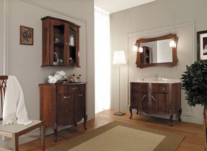 NARCISO 05, Wooden washbasin cabinet