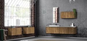 Plane ancient essences 02, Bathroom furniture with antique wood essences