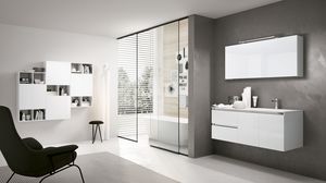 SWING SW-10, Complete bathroom furniture with mirror