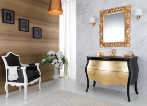VANITY 05, Wooden washbasin cabinet with drawers