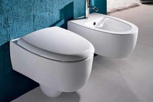 DOT WC BIDET, Small sanitary ware, wall mounted