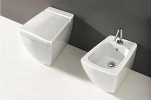 OCEANO WC BIDET, Toilet with bidet and toilet seat