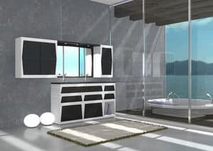 Bathroom furniture B3, Bathroom vanity with sink, for the House
