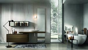 Chrono 309, Furniture for bathroom with sink and mirror