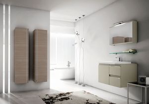 Mistral comp.07, Bathroom furniture with large hanging containers