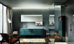 Nike 329, Bathroom furniture with backlit mirror
