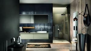 Regolo 323, Bathroom furniture, minimalist and elegant style
