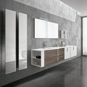STR8 comp. 03, Stylish bathroom furniture with open modules