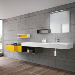 STR8 comp. 04, Bathroom furniture with sink in Tecnoril
