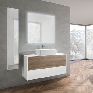 STR8 comp. 22, Bathroom furniture in a minimalist style, with vertical handle