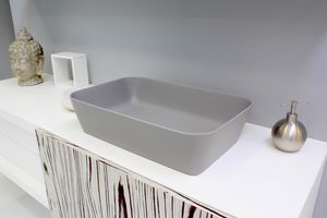Color rectangular washbasin, Washbasin with rounded edges