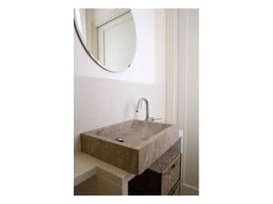You collection, Rectangular stone washbasin, made to measure