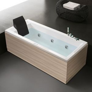 Era 170x75 - 170x70, Spa bath with chrome faucet
