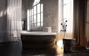 HILO, Modern bathtub, elegant and functional, for hotel