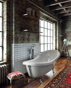 OLD ENGLAND, Freestanding bath with chrome legs