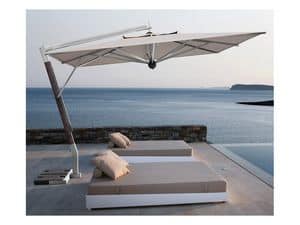 Giotto arm, Parasol with lateral arm for terrace