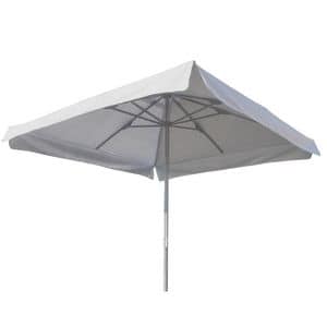 Umbrella central pole pool garden Marte  MA300UFR, Umbrella with anti-wind reinforced slats