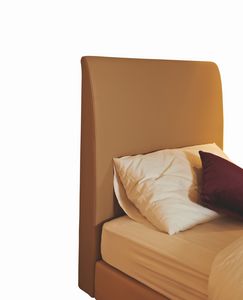 Scarlett single bed headboard, upholstered, Padded headboard for hotel single bed