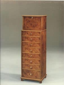 2350 CABINET, Wooden tallboy for classic style bedrooms