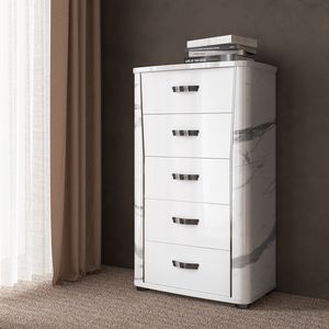 Anna Art. ANBWHCM02, Weekly chest of drawers with a modern design