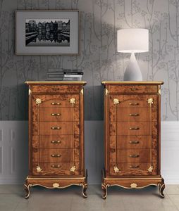 Art. 3098, Chest of 7 drawers, in art deco style