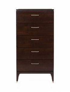Delano tall chest of drawers, Weekly wooden chest of drawers, for bedroom