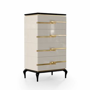Dilan Glam Art. D72, Dresser in glossy lacquered finish