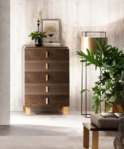 ESSENZA tall chest of drawers, Contemporary weekly chest of drawers