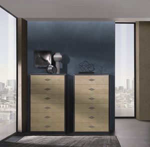 MB59 Desyo Lux chest of drawers, Elegant weekly chest of drawers