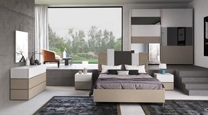 Elva, Bedroom furniture with minimal lines