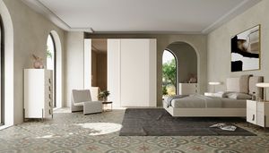Musa, Complete bedroom furniture, with a contemporary design