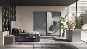 Prestige titanio 2, Modern furniture for double bedroom