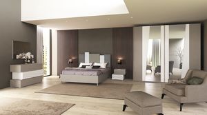 Vanessa, Bedroom furniture with a contemporary and minimal design