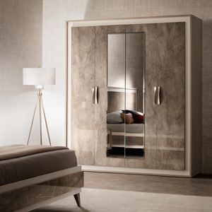 AMBRA wardrobe, Wardrobe with mirrored doors