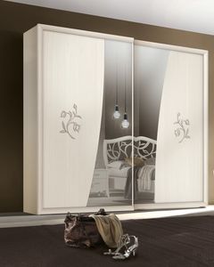 Art. 4506, Elegant classic wardrobe with mirrored doors