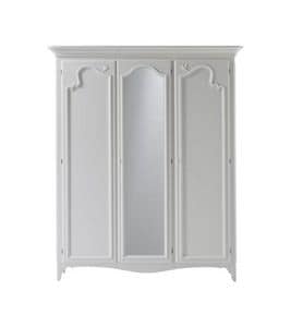 Art. AX711, Wardrobe with 3 hanging doors, in Provencal style