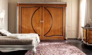 Bourbon Art. 22.302, Wardrobe with coplanar doors in elegant style