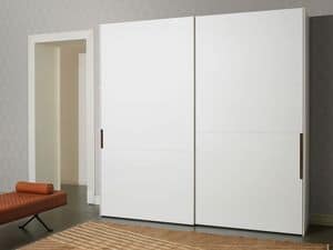 Palea, Wardrobe hinged doors, matt or polished, for bedrooms modern