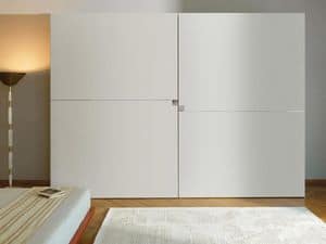 Querini, Storage cabinets, sliding doors, for modern bedrooms