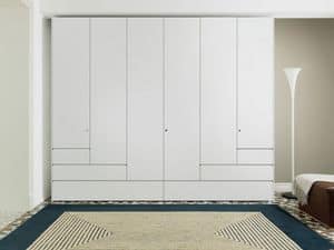 Step, Cabinet with hinged doors, drawers with handle