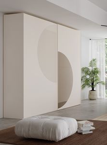 Sun wardrobe, Sliding wardrobe with decorative mirrors
