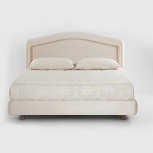 Dolce Sogno, Removable bed with rounded upholstered headboard