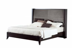 Downtown bed, Bed with wide padding headboard