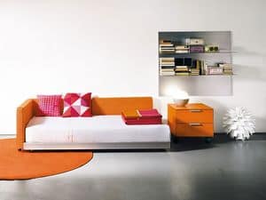 FLIPPER single, Sofa bed in modern style, for residential use