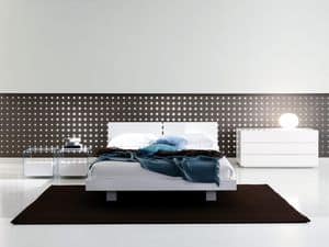Lever B, Design double bed, light volumes