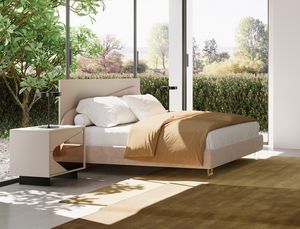 Dora bed, Storage bed with a modern and fresh design