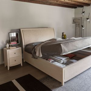 Eden EDEN2074TF, Double bed in wood with container