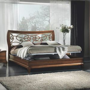 Mir� MIRO4111CN180, Double bed with perforated headboard